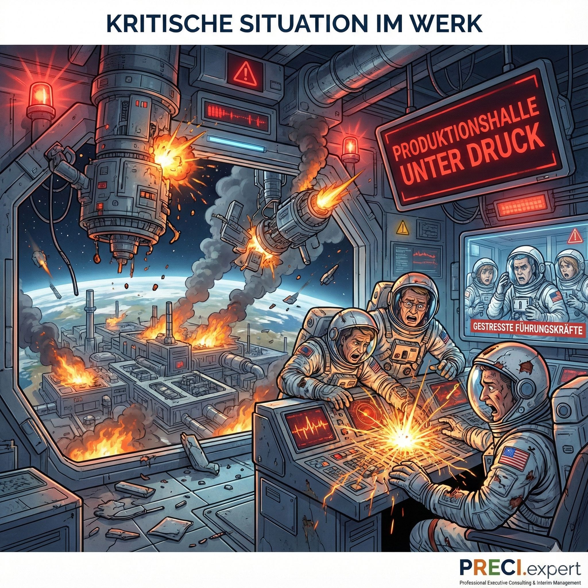 Kritische Situation im Werk - Apollo